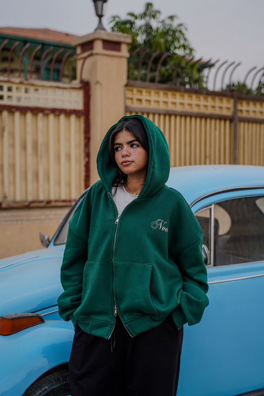 THE ROYAL ZIP-UP (Green)