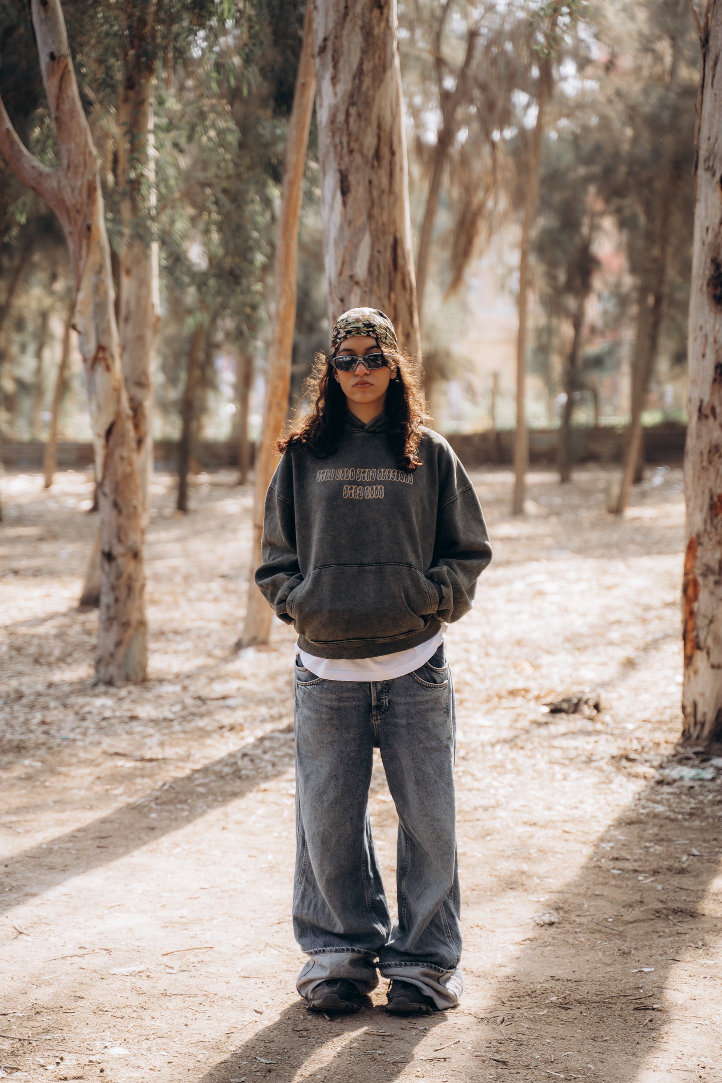 WASHED HOODIE — FROM DUSK TILL DAWN (Dark Gray)